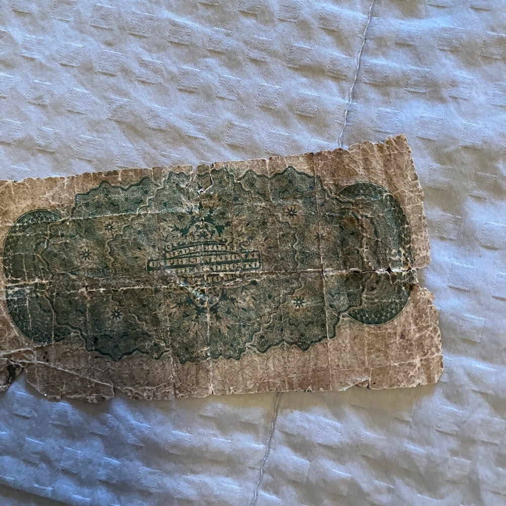 Vintage paper money from WW2
